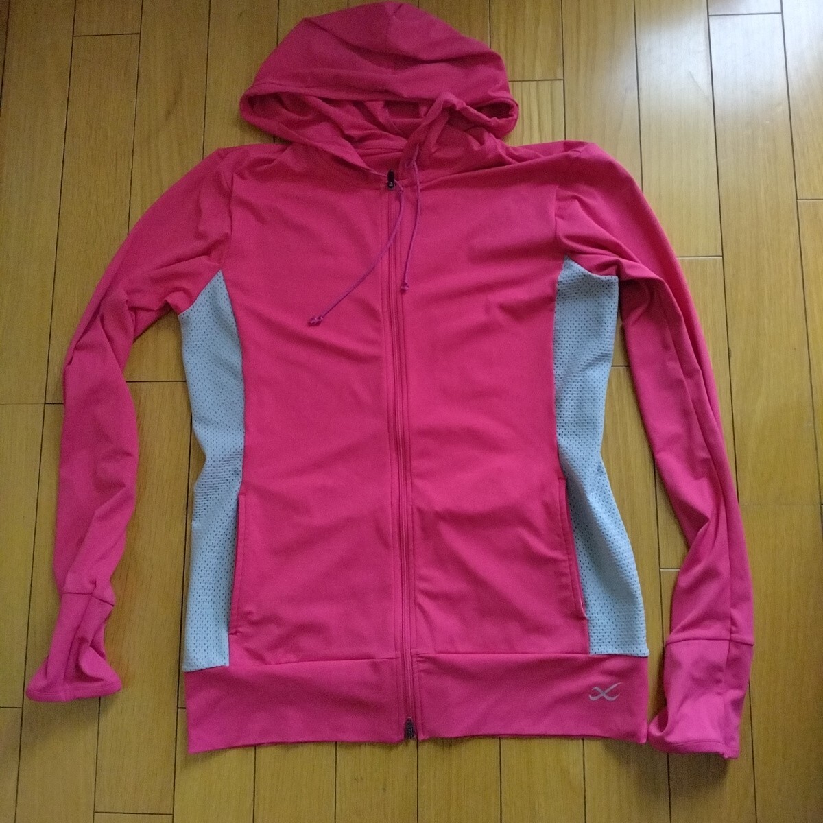ワコール cw-x フルジップ パーカー ストレッチ レディースM拍卖