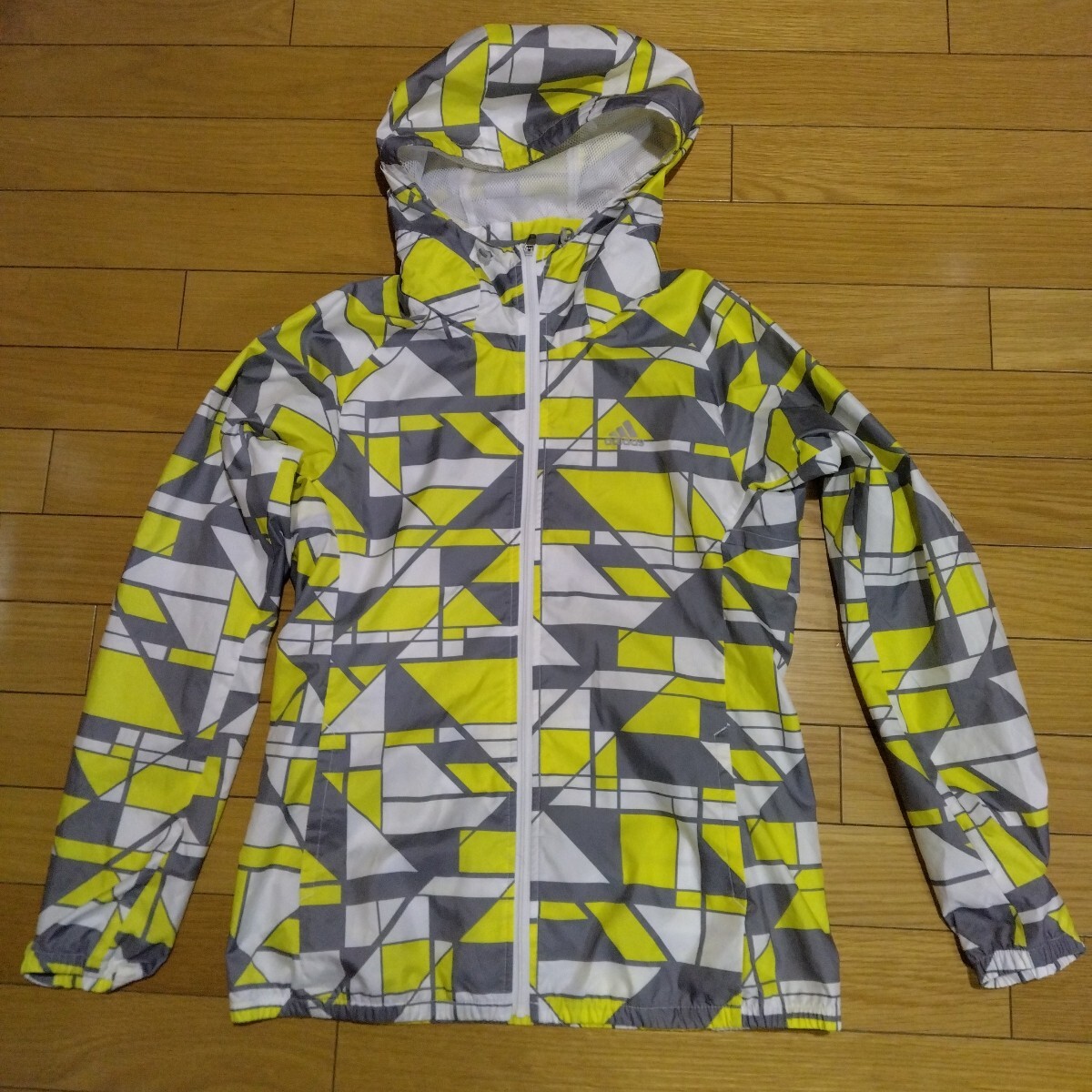 アディダス adidas フルジップ パーカー メッシュ裏地 レディースM拍卖