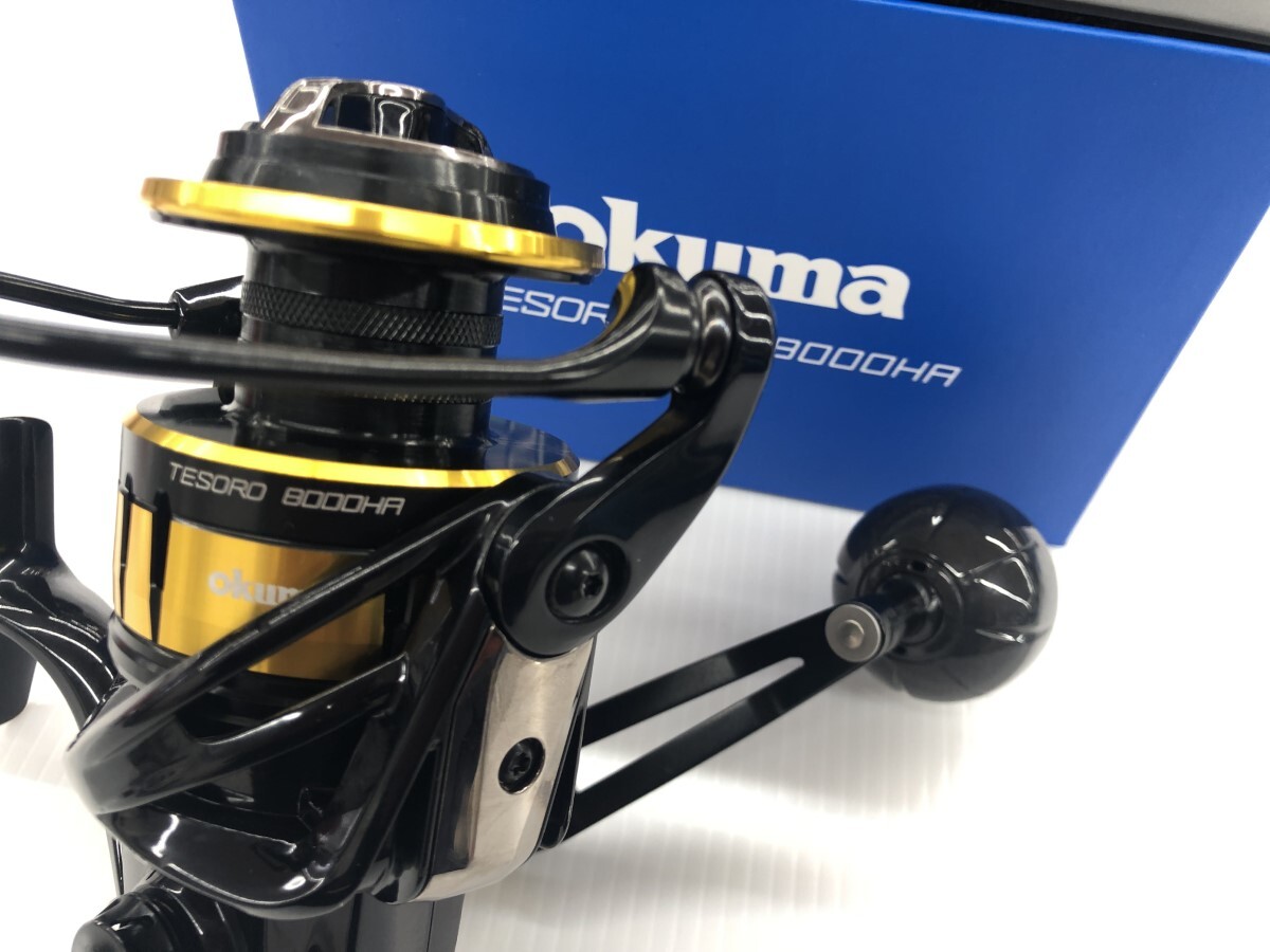 σσ OKUMA スピニングリール TSR-8000HA 美品 程度A 箱付 目立った傷や汚れなし拍卖