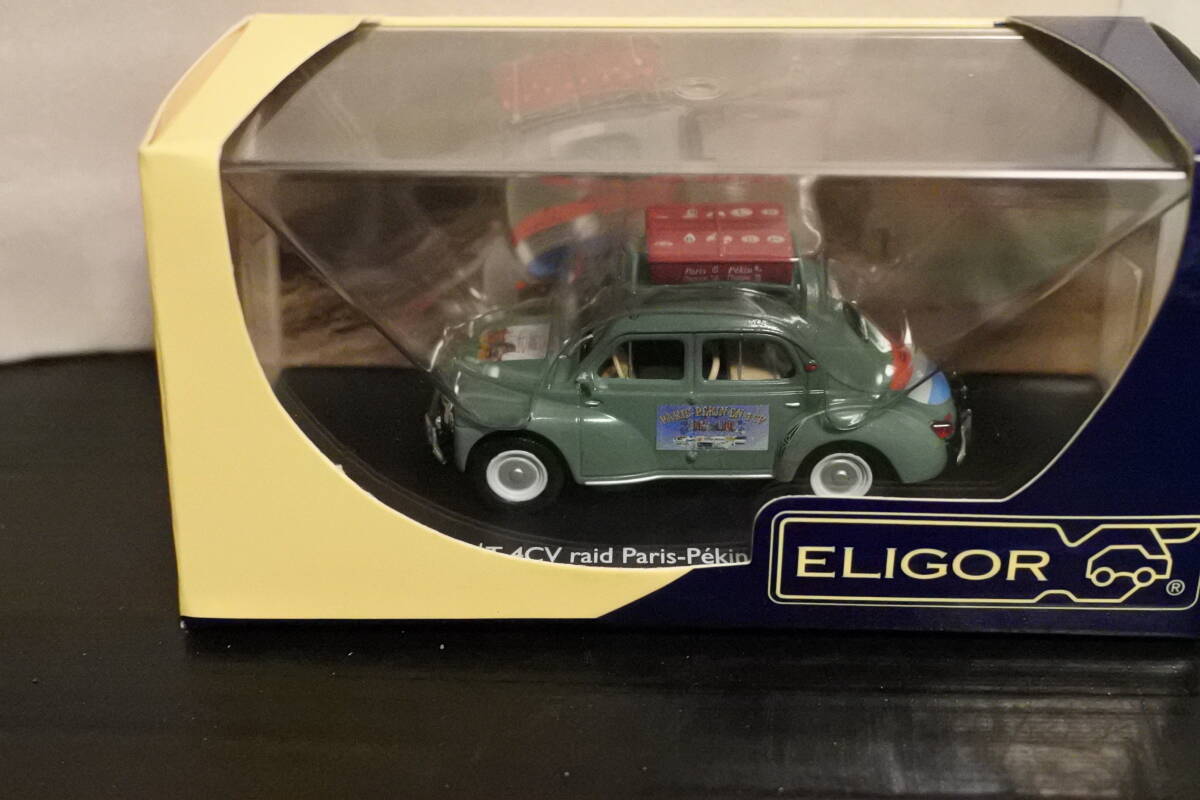 エリゴール ルノー4CV RAID PARIS-PEKIN 16000KM 2007~2008 1/43 モスグリーン レアモデル拍卖