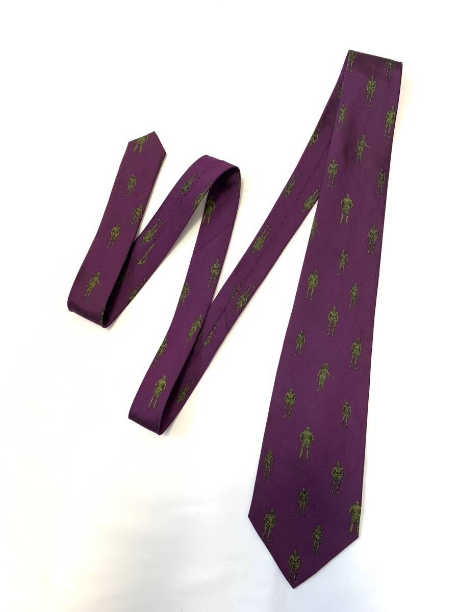 Jean Paul GAULTIER ジャンポールゴルチエ ゴルチェ パープル 紫 アーカイブ ネクタイ archive purple tie拍卖