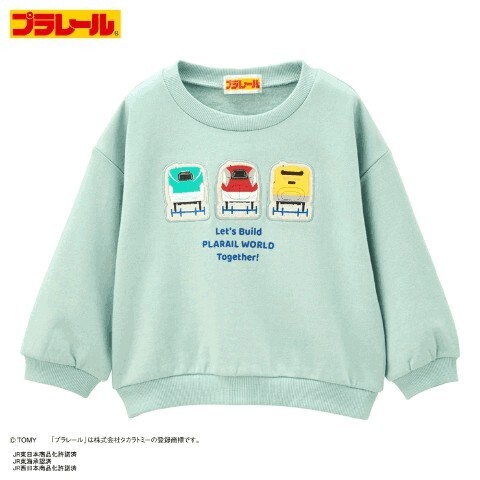 即決 プラレール キッズ裏起毛トレーナー【110】新品タグ付き タカラトミー スウェット 拍卖