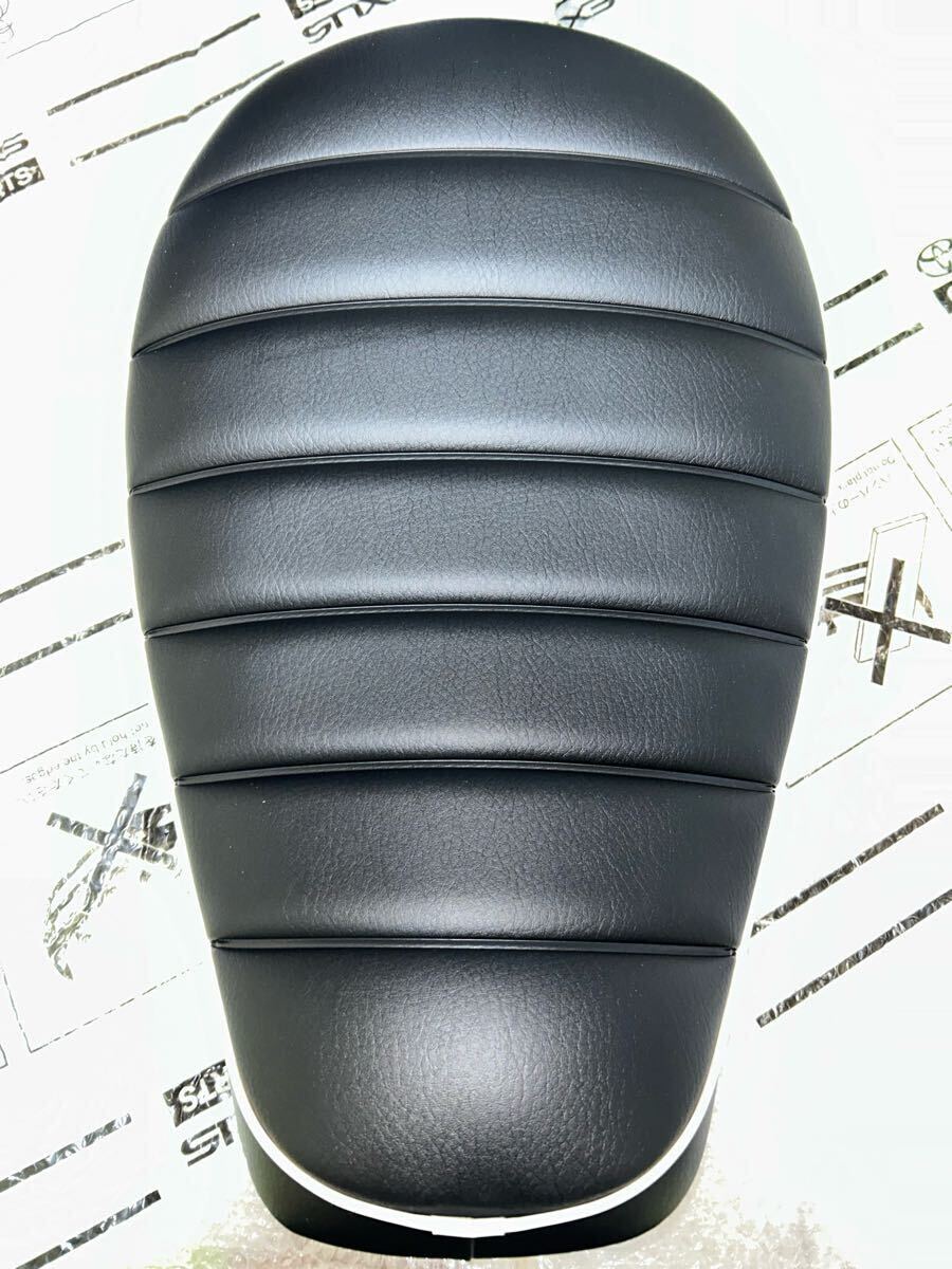 ☆納車前外し☆ HONDA ホンダ モンキー125 シート 純正 JB02 JB03 極上 白パイピング タックロールシート ステー付き リフレッシュ 拍卖