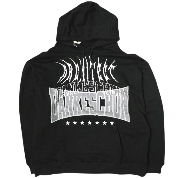 新品 Danke Schon ダンケシェーン 23AW WEB&DEPOT限定 BAT SWEAT HOODY スウェットプルオーバーパーカー L ブラック サンプル品 g20799拍卖