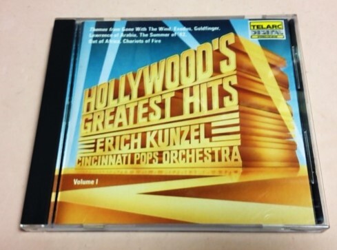 Erich Kunzel(エリックカンゼル)「Hollywood's Greatest Hits」 007,ロッキー,ジョーズ,海賊ブラッド等拍卖