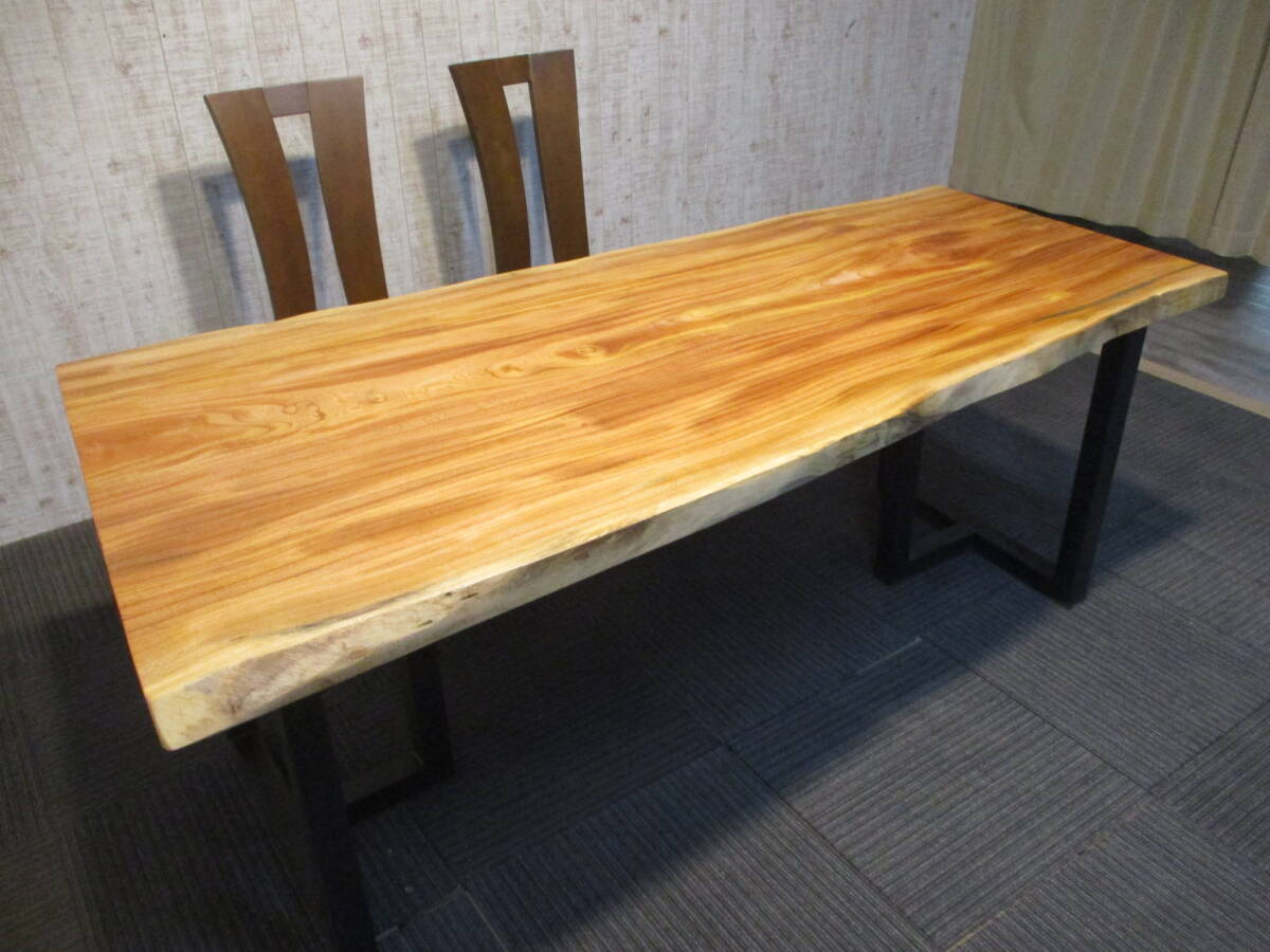 #1434■ 欅 ケヤキ 一枚板 無垢 テーブル 板 ローテーブル  ダイニングテーブル 座卓 天板 デスク 一枚板テーブル 拍卖