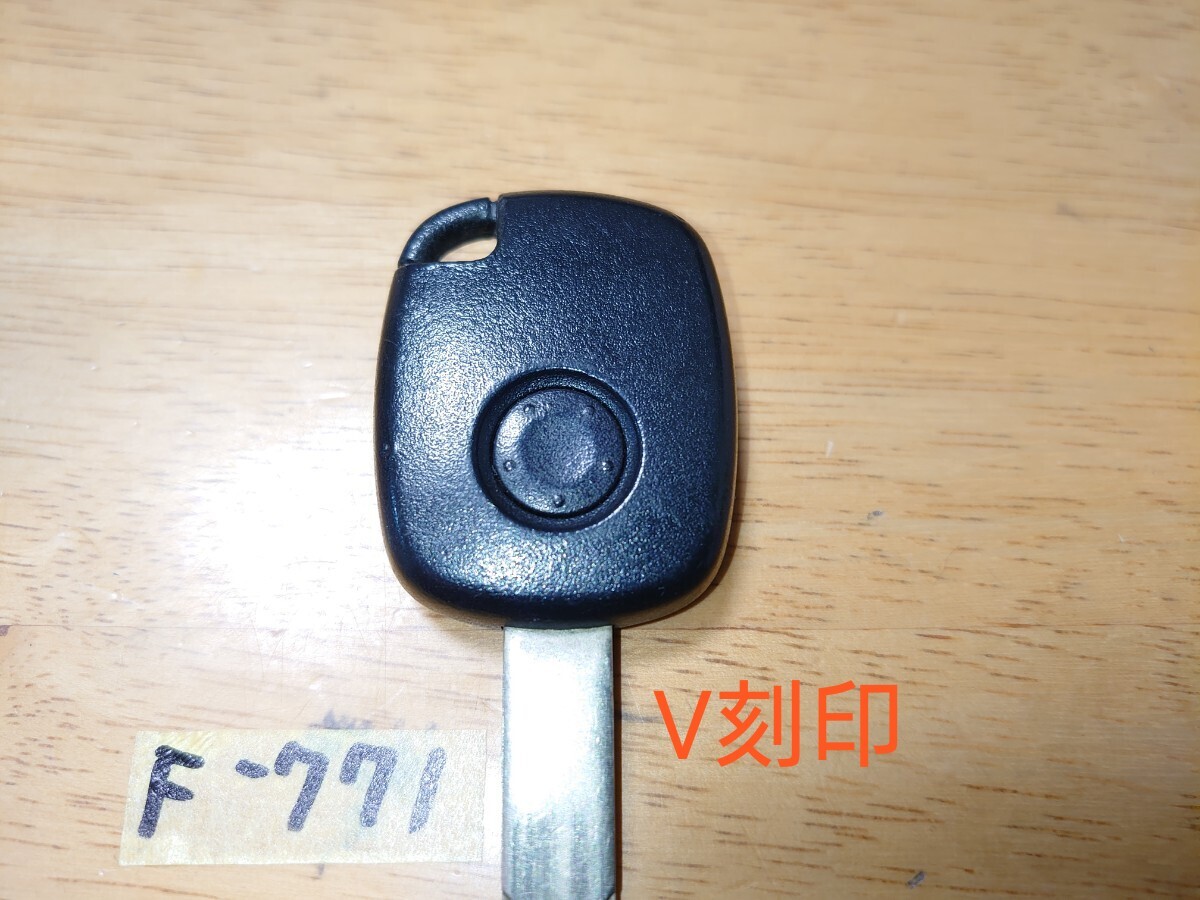 F-771 ホンダ 純正 キーレス 1ボタン V 刻印 オデッセイ フィット シャトル エアウェイブ モビリオ スパイク リモコン 匿名配送拍卖