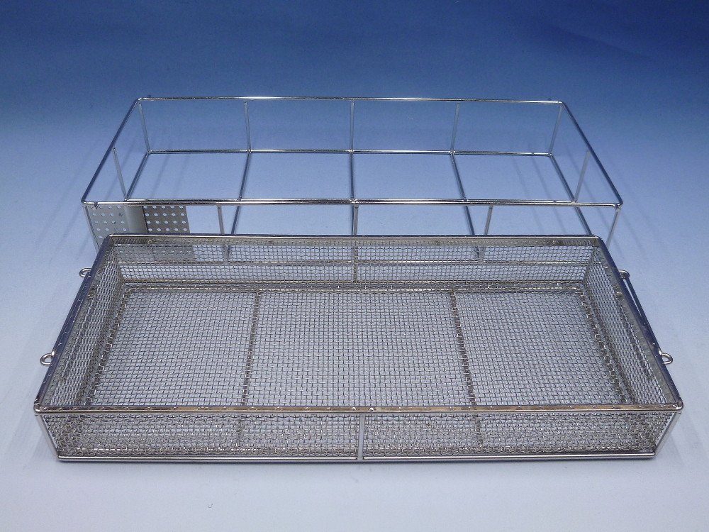 ステンレス製 カゴ 2種類 中古 網 アミ拍卖