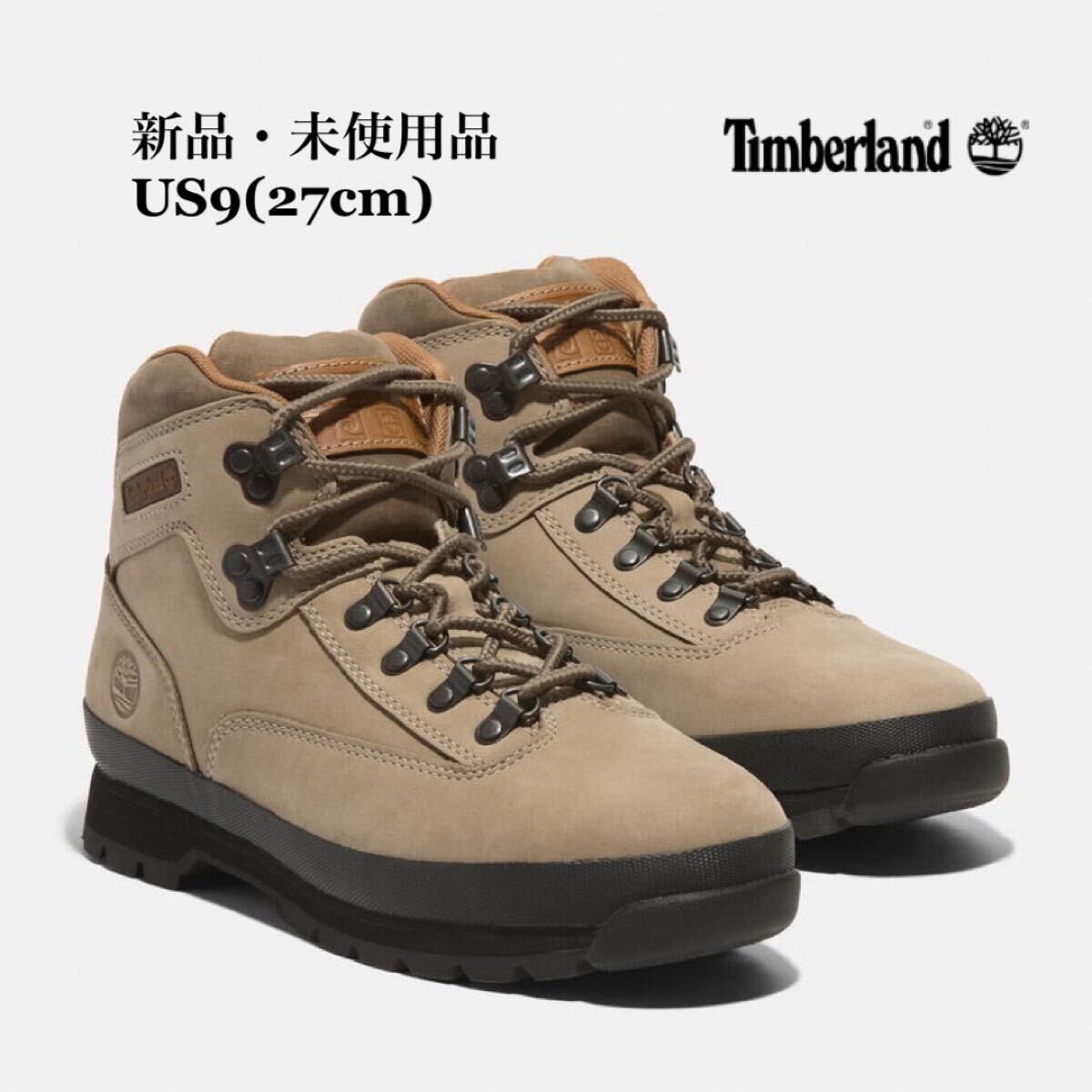 ティンバーランド TIMBERLAND EURO HIKER L メンズ ブーツ A2P27-EN3 ベージュ US9拍卖