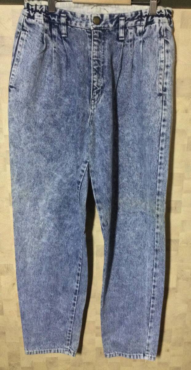 日本製 ボブソン BOBSON ケミカルウォッシュジーンズ デニムパンツ ビンテージ 80's 90's オールド 拍卖