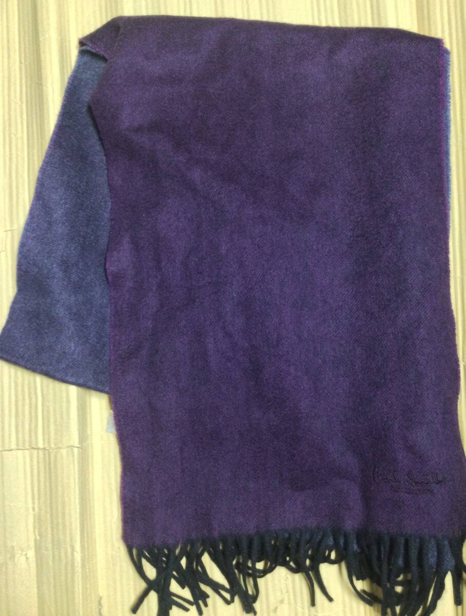 ポールスミス コレクション Paul Smith COLLECTION マフラー グラデーション カシミヤ イギリス製 ストール拍卖