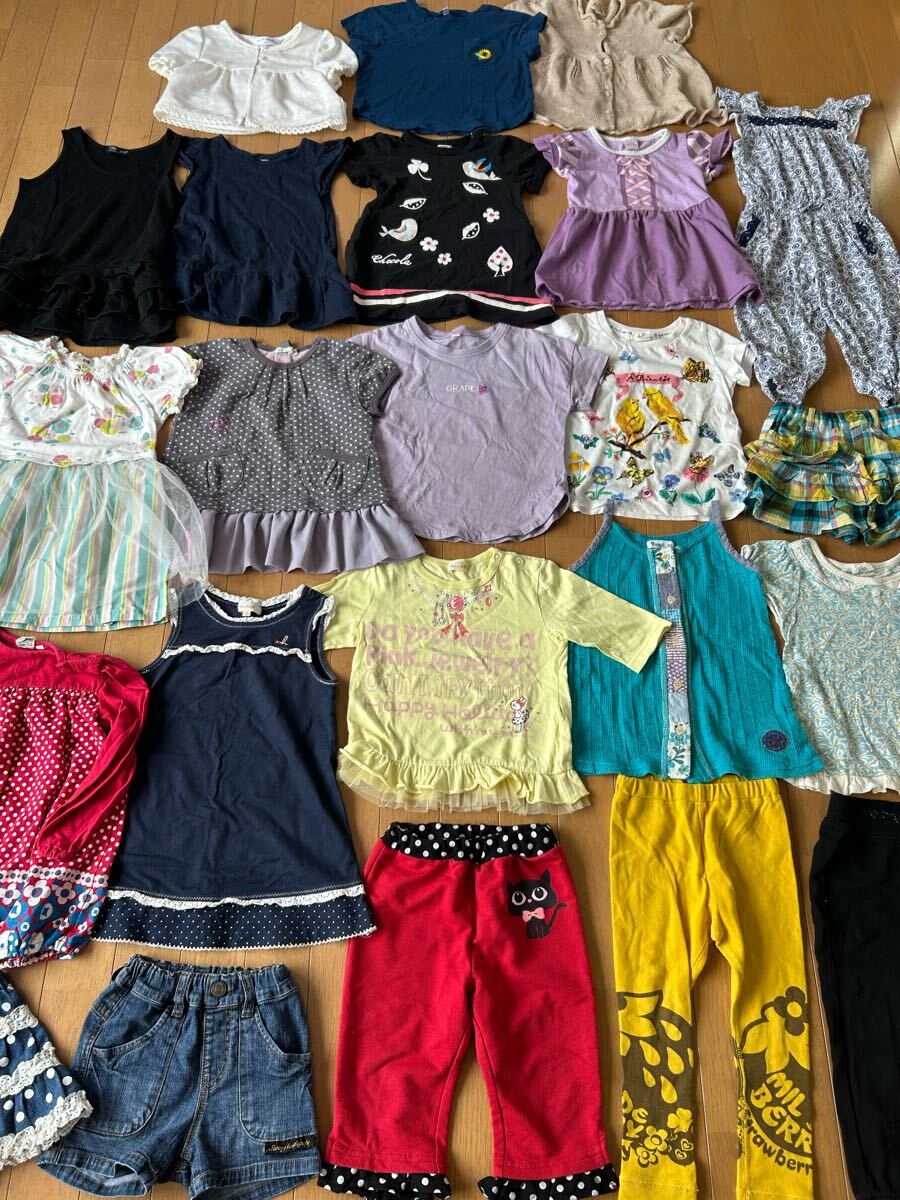 女の子 95cm KP・ハグオーワー・H&Mなどブランド入り23枚①拍卖