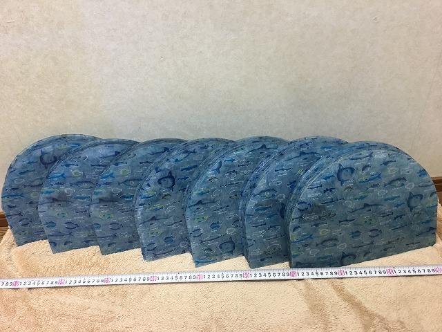 140s502k プラ板 70枚セットで 魚柄 扇型 クラフト材料 DIY 工作 まとめて 大量 プラスチック板 中古(北海道・沖縄・離島は発送不可)拍卖