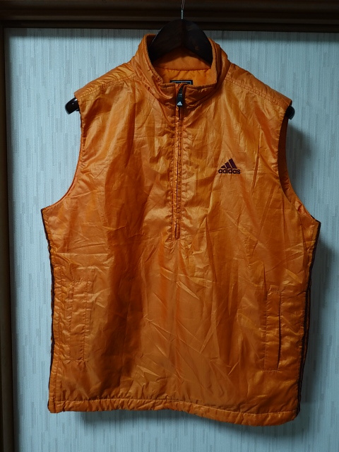 ■0202■アディダスゴルフ ADIDAS GOLF 中綿 ベスト L●拍卖