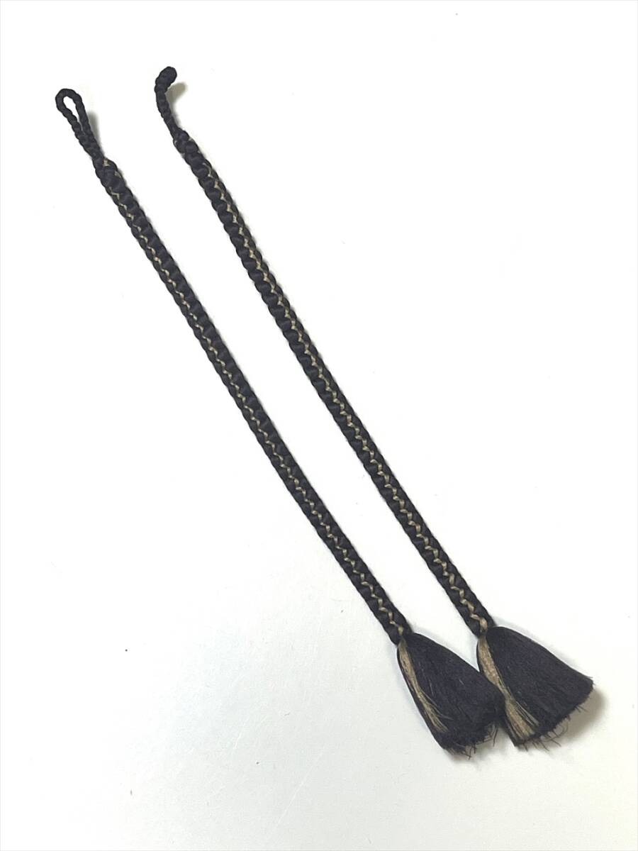 花とら●リサイクル和装小物 羽織紐 女性用 茶紫 250103-42拍卖