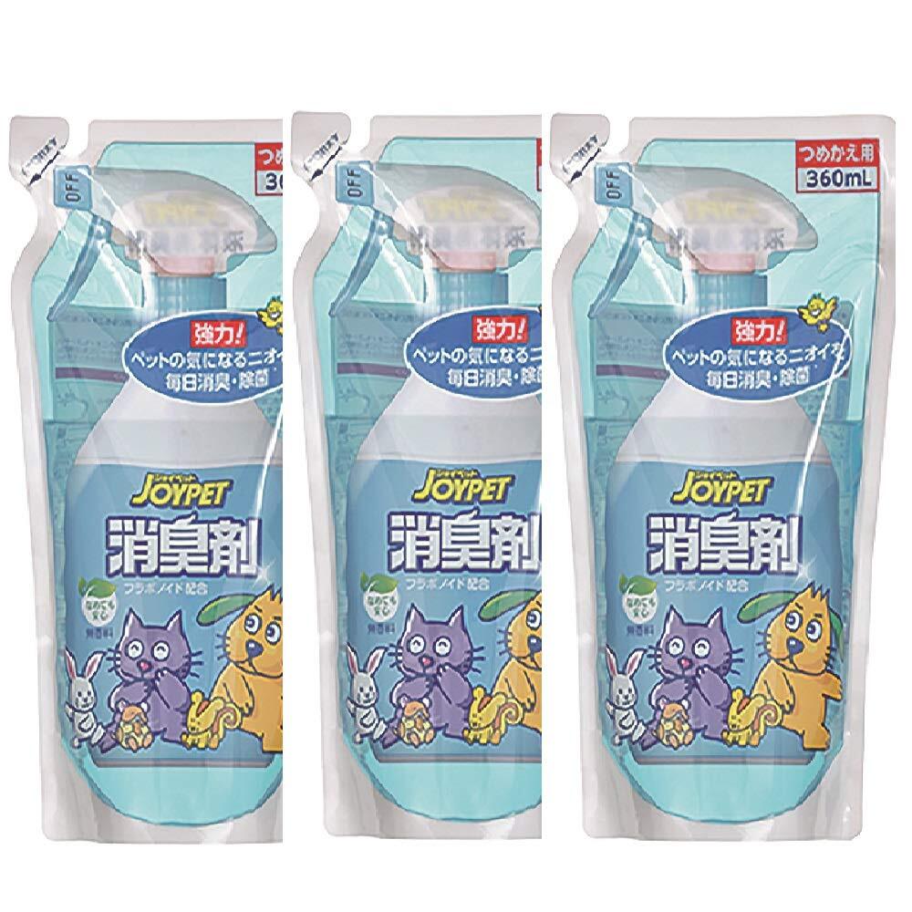 JOYPET(ジョイペット) 液体消臭剤 詰替用 ペット用 360ml×3個 (まとめ買い)拍卖