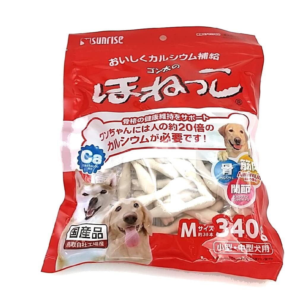 ゴン太のほねっこ Mサイズ 340g 犬用おやつ 340グラム (x 1)拍卖