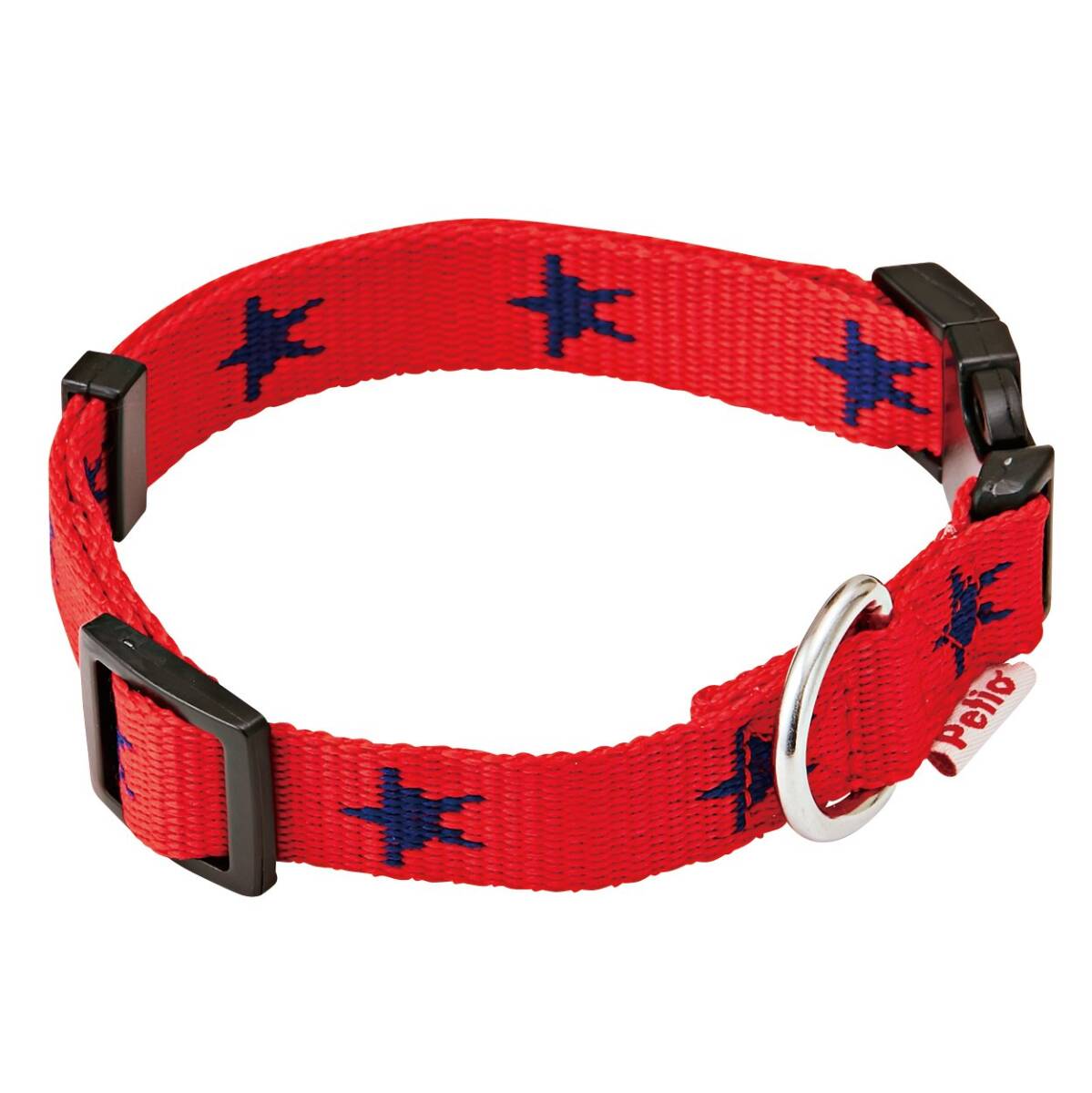ペティオ (Petio) 首輪 メリカジ スターカラー レッド 犬用 L サイズ拍卖