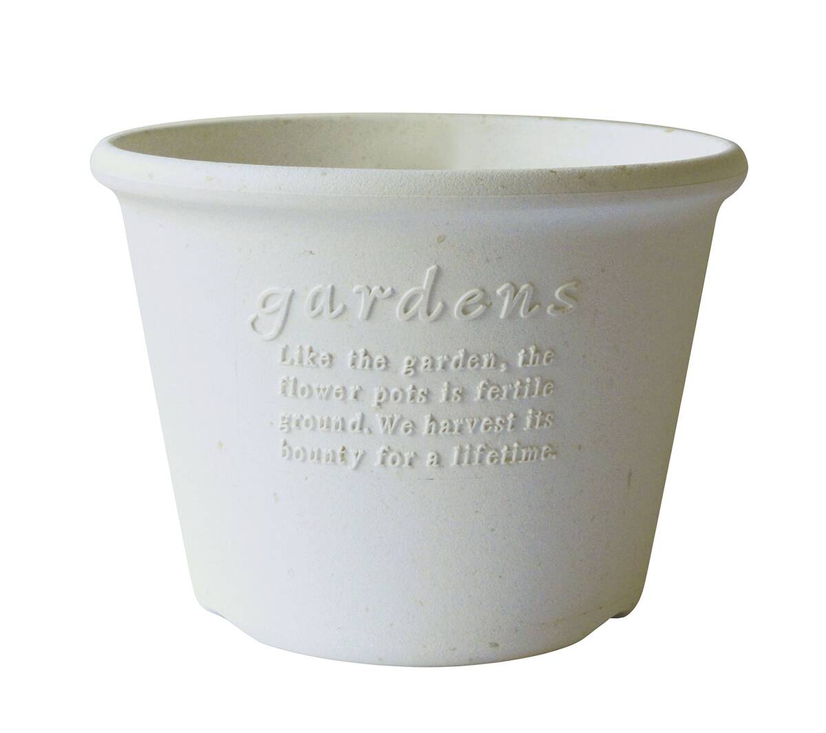 八幡化成 エコポット 浅型 Pot Shallow Type 7号 ホワイト拍卖