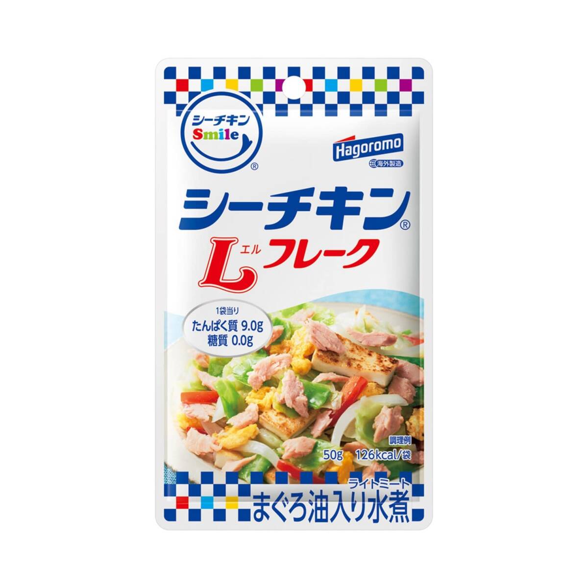 はごろも シーチキンSmileLフレーク50g(0133)×6個拍卖