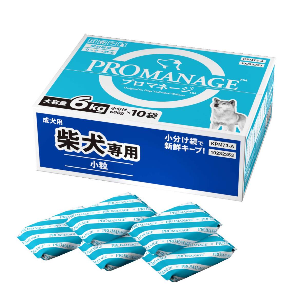 プロマネージ (PROMANAGE) ドッグフード 成犬用 柴犬専用 6kg(600g×10袋) 【大容量】【体重管理】【皮膚の健康維持】【低ア拍卖