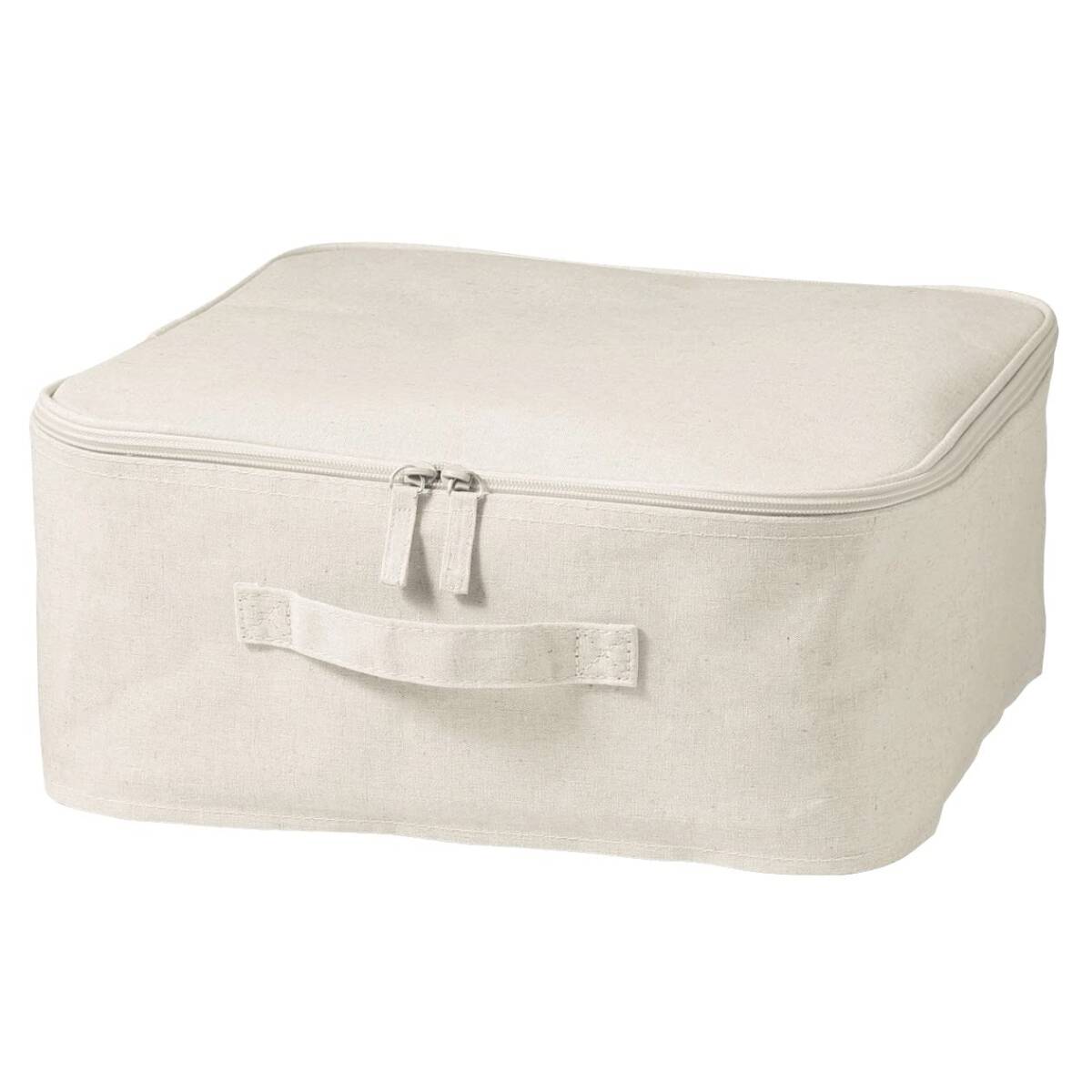 無印良品 ソフトボックス 小 幅35×奥行35×高さ16cm ポリエステル麻 角型 フタ式 12403463拍卖