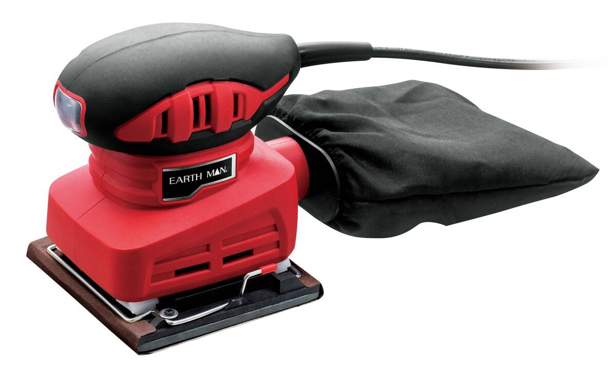 高儀(Takagi) ミニサンダー EARTH MAN AC100V SD-180A【木材の表面仕上げ、面取り作業に】【片手サイズ】【ペーパー3拍卖