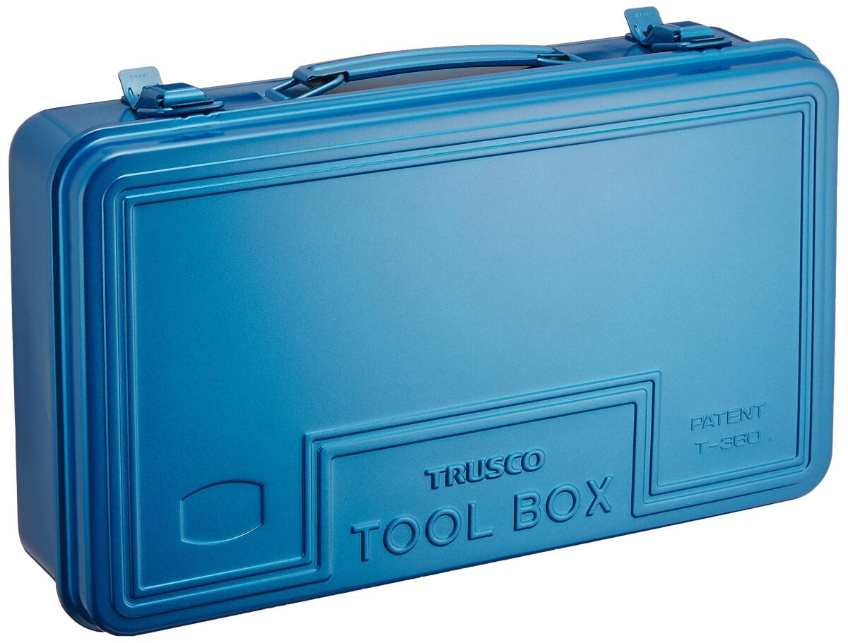 TRUSCO(トラスコ) トランク工具箱 368X222X95 ブルー T-360拍卖