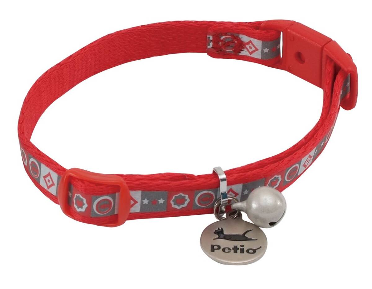 ペティオ (Petio) 首輪 キャットカラー キャットフィッシュカラー レッド 猫用拍卖