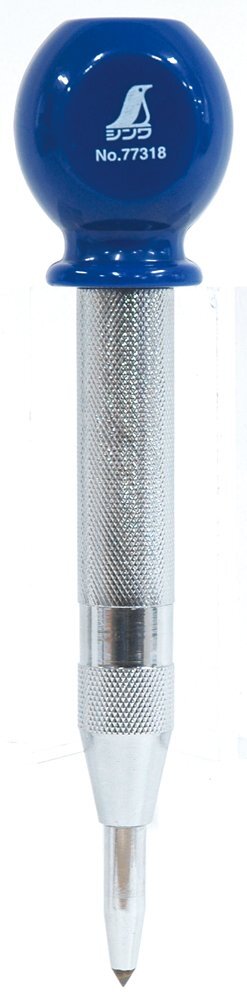 シンワ測定(Shinwa Sokutei) オートポンチ 転がり防止グリップ付き L 77318拍卖
