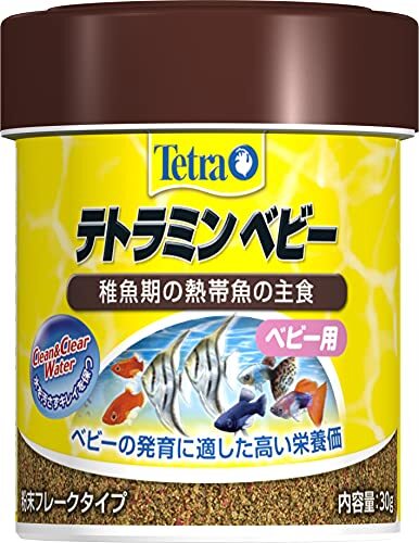テトラ (Tetra) テトラミン ベビー 30g 稚魚期の熱帯魚の主食 水を汚さずキレイを保つ 食べ残しやフンが減少 熱帯魚 エサ フレーク稚拍卖