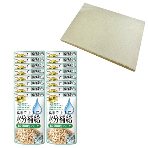 健康缶 国産パウチ 水分補給 まぐろフレーク 640g(40g×16個入)拍卖