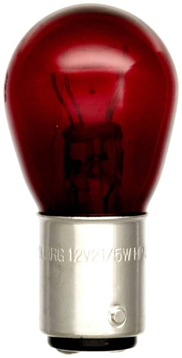 キジマ(Kijima) バルブ 生地色ガラス ダブル S25 12V21/5W 汎用 レッド 1個入り 217-6054拍卖