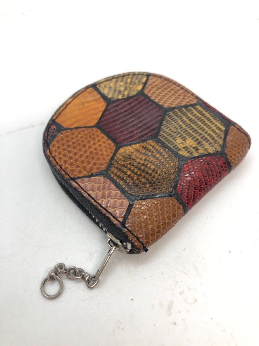 リザード トカゲ革 エキゾチックレザー コインケース 小銭入れ拍卖