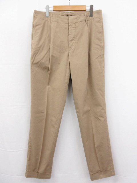 未使用 【インコテックス INCOTEX】 1W0065 9098Y 406 定価43450円 ROYAL BATAVIA パンツ スラックス (メンズ) size50 ベージュ◯3SLP0526拍卖