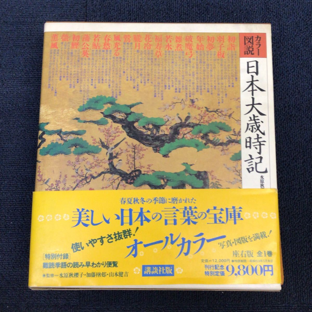 37647-15 0226Y  カラー図説 日本大歳時記 拍卖