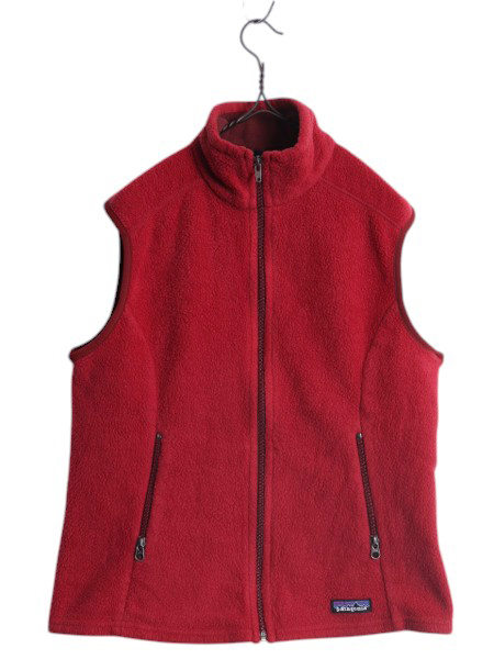 00s パタゴニア シンチラ フリース ベスト レディース М / オールド 05年製 Patagonia アウトドア フルジップ 重ね着 前開き ハイネック拍卖