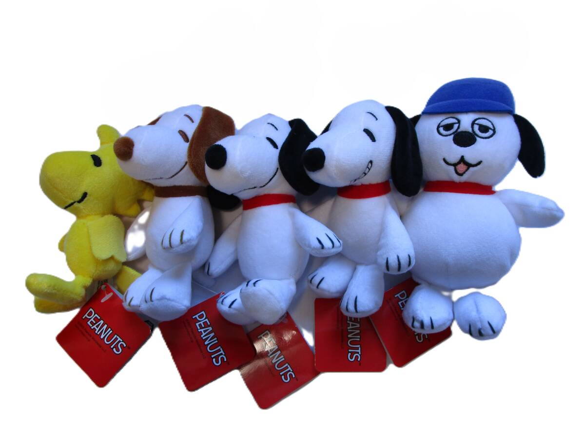 SNOOPY マスコット みんなといっしょ コンプリートセット スヌーピー オラフ ウッドストック 全5種 コンプセット ぬいぐるみ拍卖