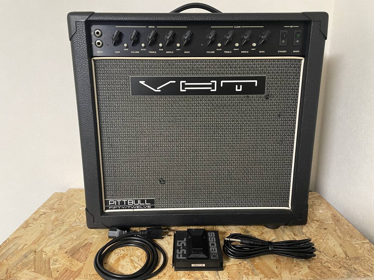 VHT PITTBULL FIFTY/TWELVE COMBO ( FS-5L ケーブル、電源ケーブル付属)拍卖