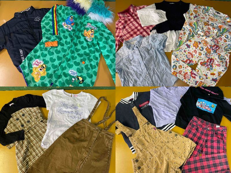 YF168女の子 140~150 30枚セット 子供服 ブランド入り福袋 まとめ売りジョーイヒステリック、メゾピアノミキハウス、組曲、Lovetoxic等拍卖