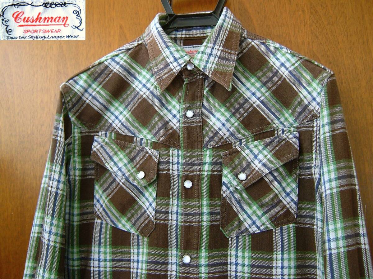 クッシュマン CUSHMAN ネルシャツ ワークシャツ 長袖シャツ拍卖