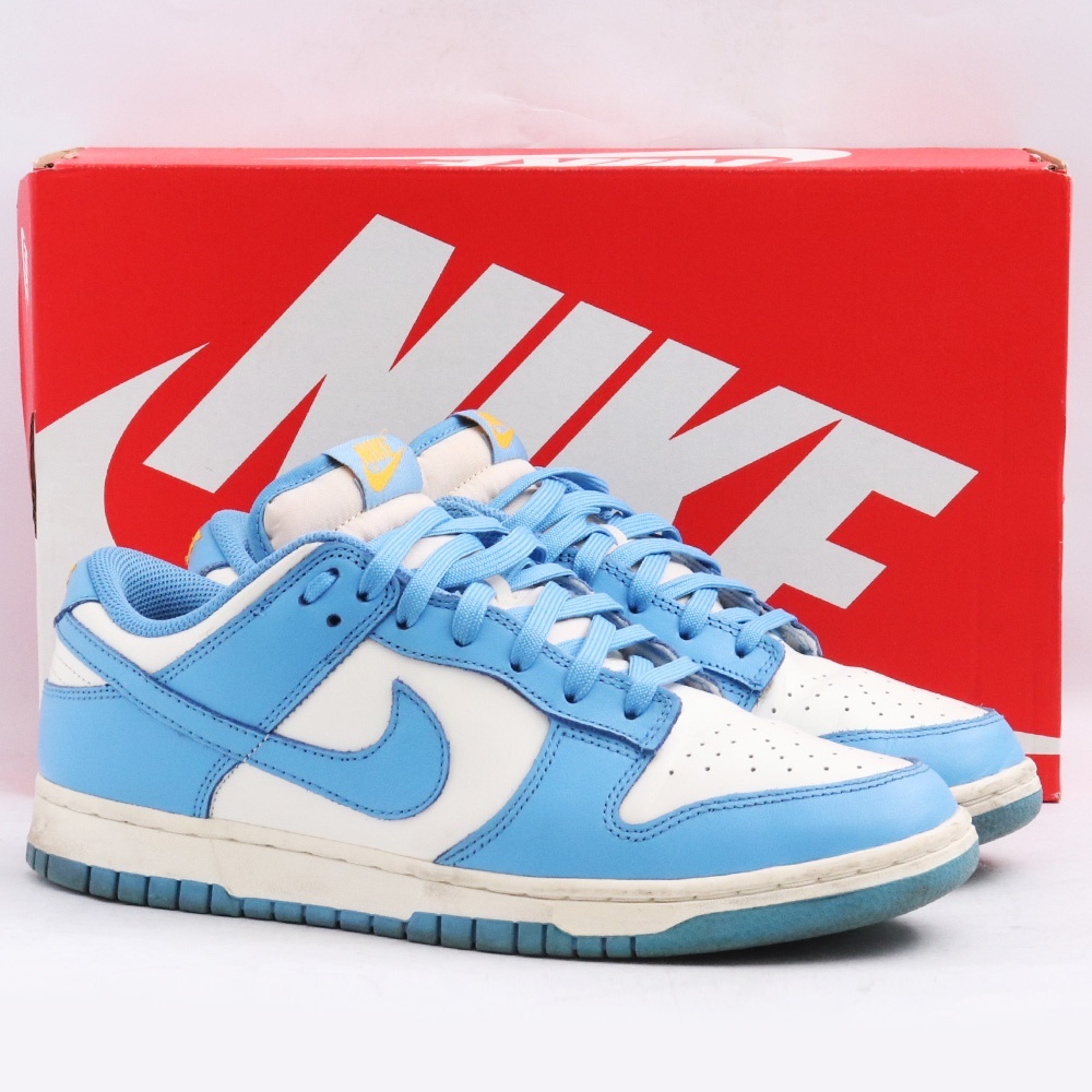 27cm NIKE WMNS Dunk Low Coast DD1503-100 ナイキ ウィメンズ ダンク ロー コースト スニーカー ホワイト ブルー拍卖