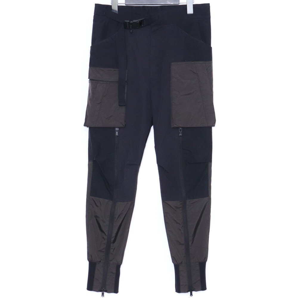 THE VIRIDI-ANNE フラグメント タクティカルパンツ サイズ1 ブラック VI-3377-04 ザヴィリジアン Panel Combination Tactical Pants拍卖