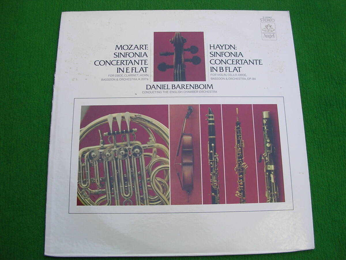 LP・US☆ダニエル・バレンボイム /モーツァルト / 協奏交響曲 K.297b拍卖