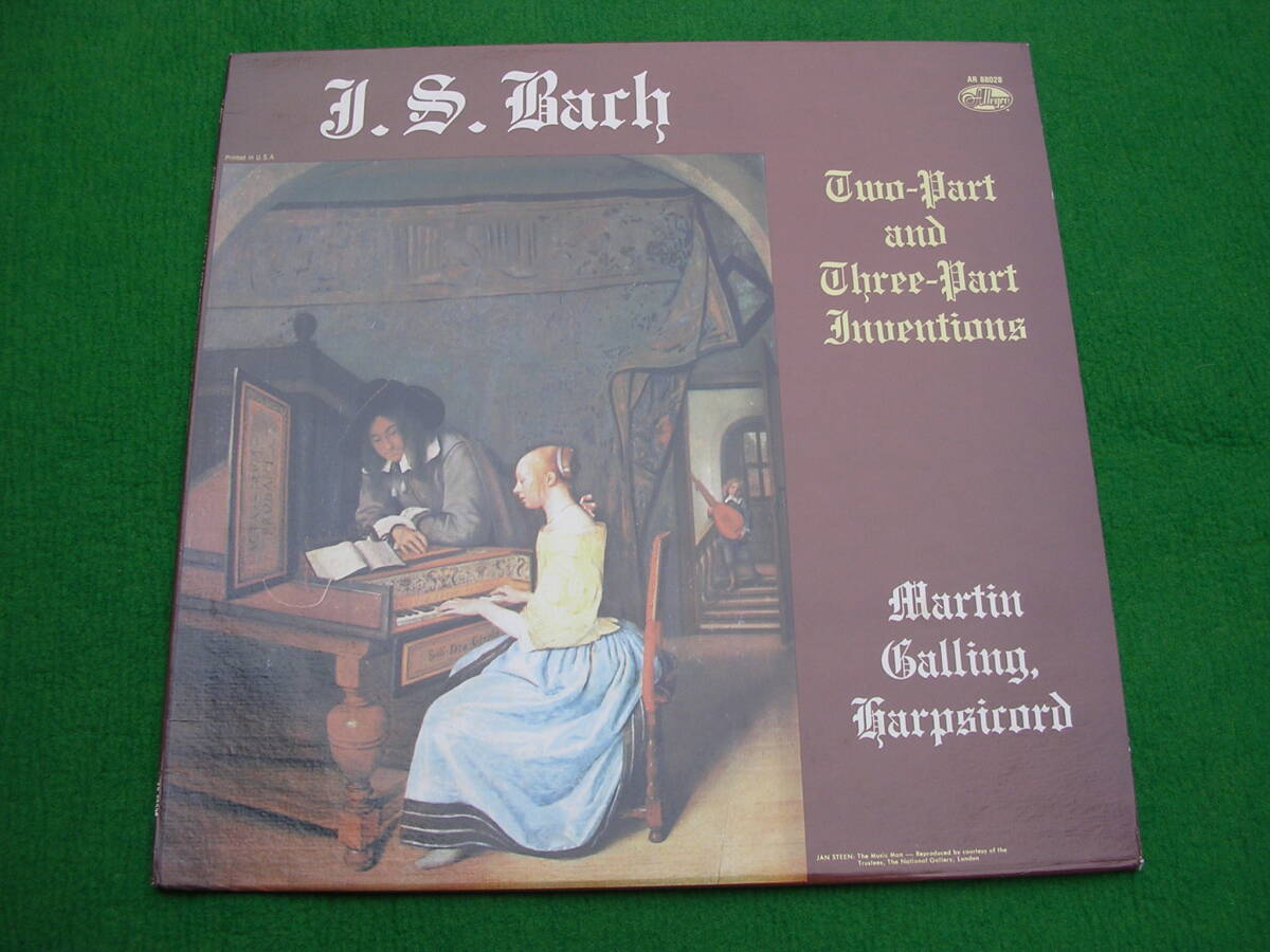 LP・US☆マルティン・ガリング / バッハ //チェンバロ /Martin Galling拍卖