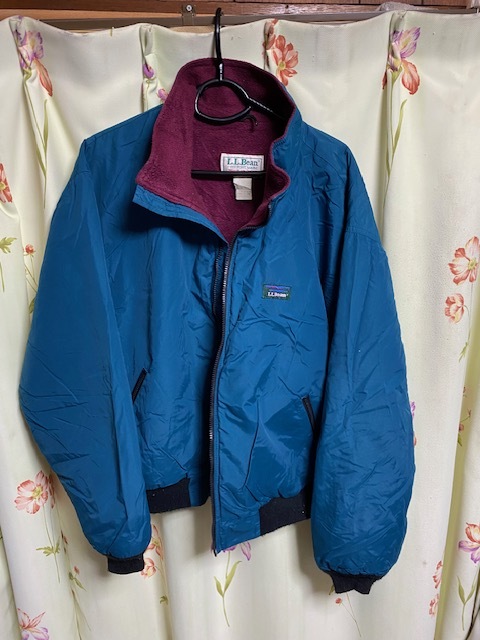 L.L.Bean LLビーン ウォームアップ ジャケット 3シーズン ジャケット XXL 青緑 ビックサイズ 大きいサイズ ビックシルエット拍卖