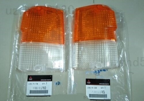 三菱純正 パジェロ L041G L043G L046G L048G L049G ウインカー レンズ 左右セット フロント コンビネーションランプ MITSUBISHI拍卖