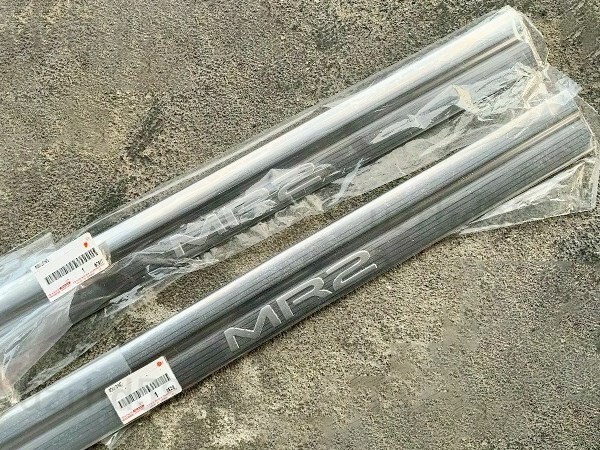 トヨタ純正 MR2 SW20 ドアスカッフプレート オーナメント 左右セット TOYOTA拍卖