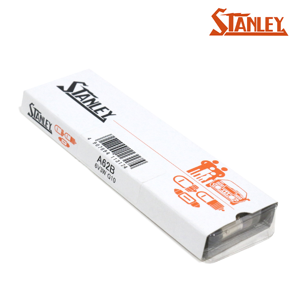 A62B バルブ 10個入り G10 BA9s シングル球 6V3W クリア スタンレー メーター球 ポジションランプ 電球拍卖