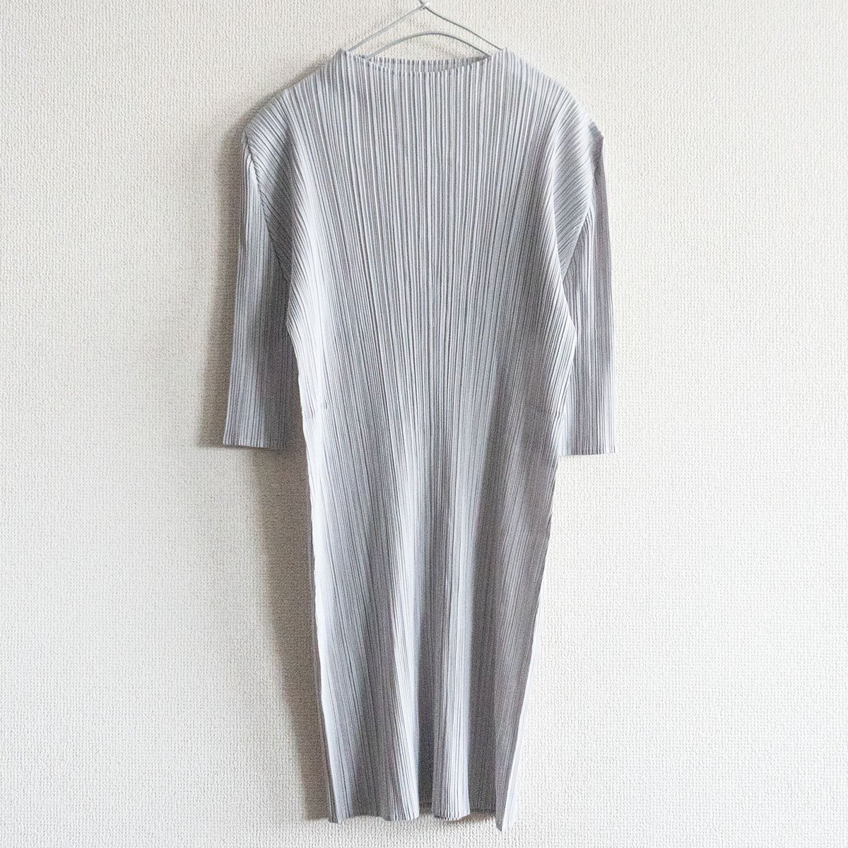 【美品】 ISSEY MIYAKE IKKO TANAKA【プリーツ チュニック ワンピース】3 イッセイミヤケ 田中一光 2403439拍卖